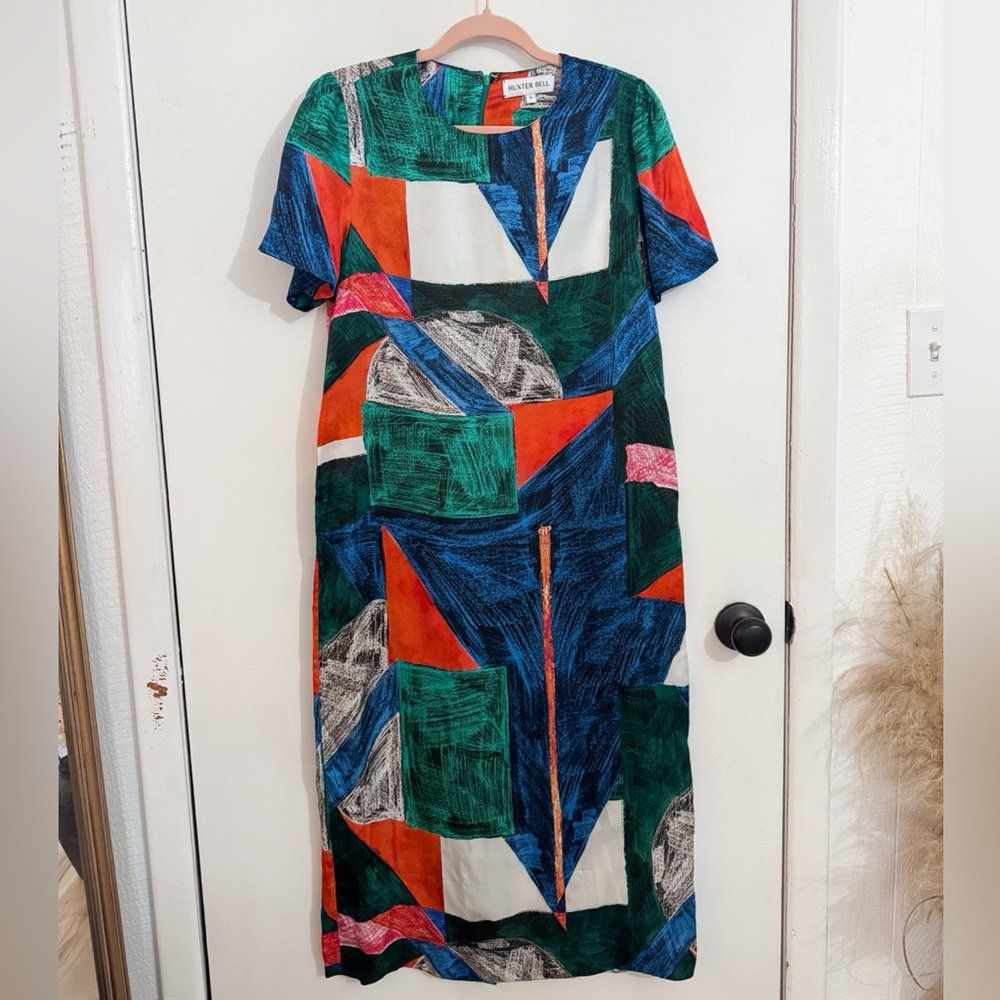 HUNTER BELL Valerie Dress in Mosaic - Picture 6 of 10